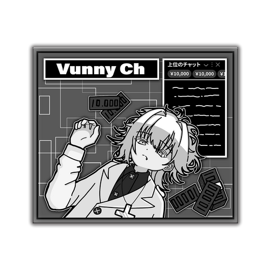 【GORIO】Glide Professional PV01 -Vunny- コラボガラスマウスパッド (CONTROL MODEL)