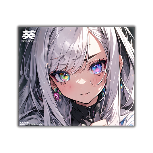 【GORIO】Glide Professional PV01 -AOI- ガラスマウスパッド(PC壁紙付き)