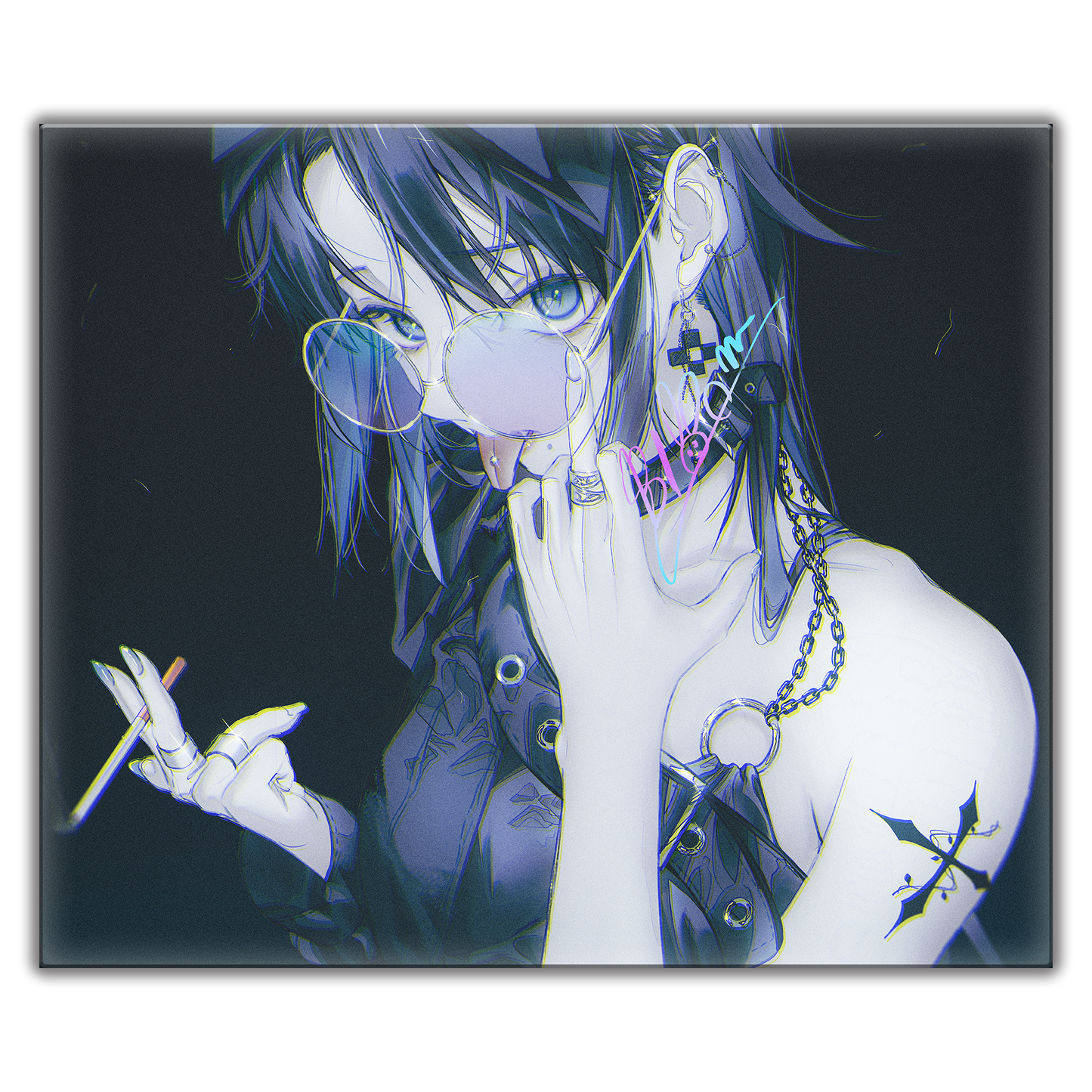 【GORIO】Glide Professional PV01 -B L O O M- ガラスマウスパッド by B L O O M